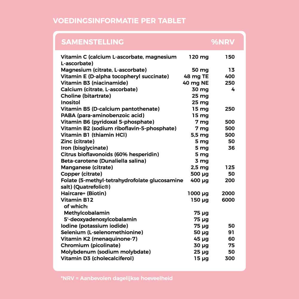 Multi vitamine+ Vrouw Compleet - Anti Aging